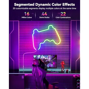 LED Neon Rope Strip Light - 10FT RGB Waterproof Smart Decor