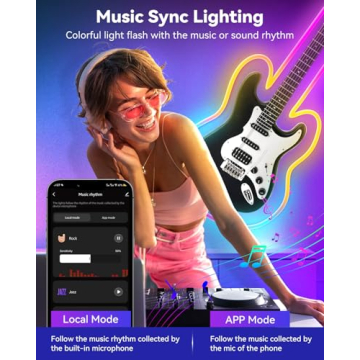 LED Neon Rope Strip Light - 10FT RGB Waterproof Smart Decor