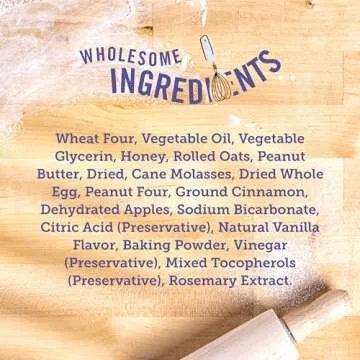 Three Dog Bakery Assort"Mutt" Trio, 48oz – Delicious Dog Treats With Oats, Apple, Peanut Butter & Vanilla, Premium Dog Training Treats, Puppy Treats