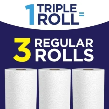 Sparkle Pick-A-Size Paper Towels, 3 Triple Rolls = 9 Regular Rolls, Everyday Value Paper Towel With Full And Half Sheets