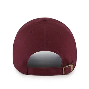 47 New York Yankees Adjustable Cap Dark Maroon White Blue