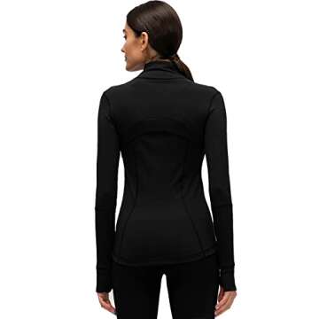 Costdyne Women's Slim Fit Zip Jacket - Stylish & Comfortable Activewear