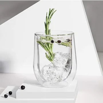 Corkcicle Clear Stemless Glass Gift Set for All Occasions