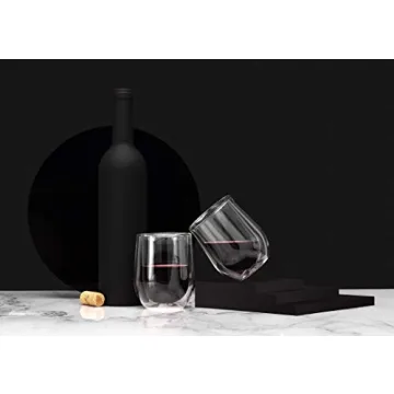 Corkcicle Clear Stemless Glass Gift Set for All Occasions