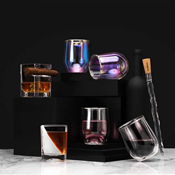 Corkcicle Clear Stemless Glass Gift Set for All Occasions