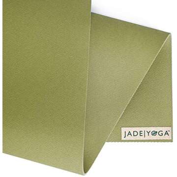 JadeYoga Harmony Yoga Mat - Durable Non-Slip Fitness Mat
