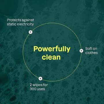 ATTITUDE Reusable Dryer Cloth for Static Elimination and Softening