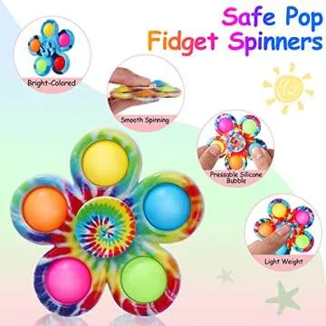 Multi-function Fidget Pop Spinner - 2 in 1 Toy for All Ages