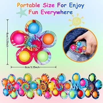 Multi-function Fidget Pop Spinner - 2 in 1 Toy for All Ages