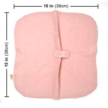 Kishu Baby Organic Cotton Pacifier Blanket Set - Soft & Eco-Friendly