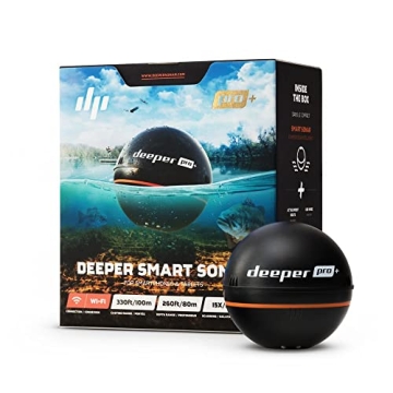 Deeper PRO+ Smart Sonar Fish Finder with GPS - Portable & High-Performance