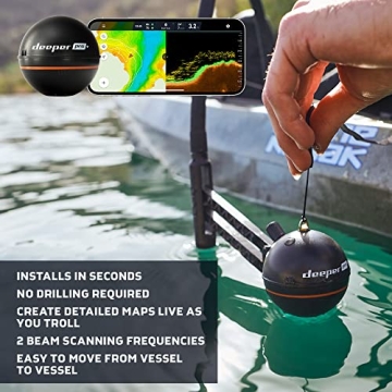 Deeper PRO+ Smart Sonar Fish Finder with GPS Portable