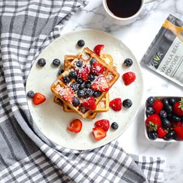 Kiva Vanilla Bean Powder, Gourmet-Grade, 100% Pure Natural Vanilla, Freshly Ground from Madagascar B...