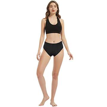 Comfortable NOOYME Women Bike Underwear Gel Padded Briefs