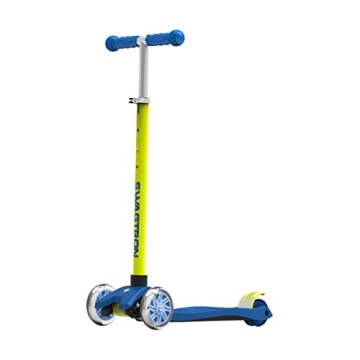 Swagtron K5 3-Wheel Kids Scooter with Light-Up Wheels | Quick Assembly | ASTM-Certified | Height-Adj...