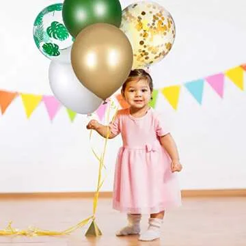 65 Jungle Safari Balloons Set for Kids Birthday Parties