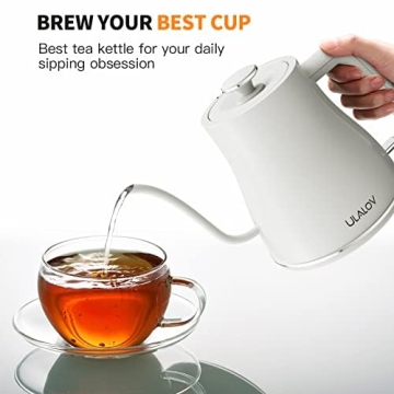 Ulalov Electric Gooseneck Kettle for Perfect Pour-Over