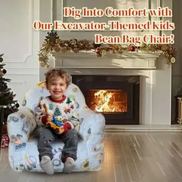 Truwelby Glow in The Dark Kids Sofa for Toddler Fun