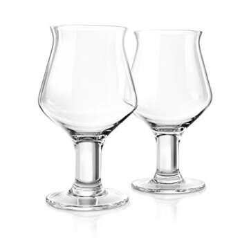 Final Touch Hard Cider Glasses, Set of 2 (GG5018)