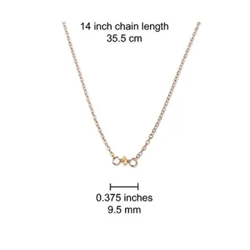 Exquisite Handmade Gold Citrine Birthstone Choker Necklace