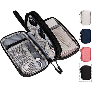 CAOODKDK Electronics Accessories Organizer Pouch for Travel