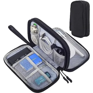 CAOODKDK Electronics Accessories Organizer Pouch for Travel