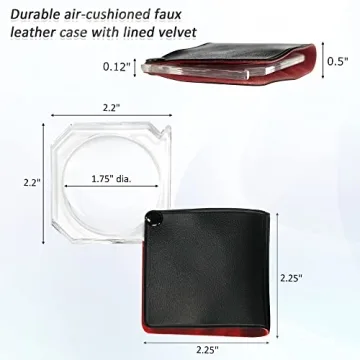 MAGDEPO 6X Pocket Magnifier - Compact and Portable Loupe