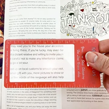 MAGDEPO 6X Pocket Magnifier - Compact and Portable Loupe