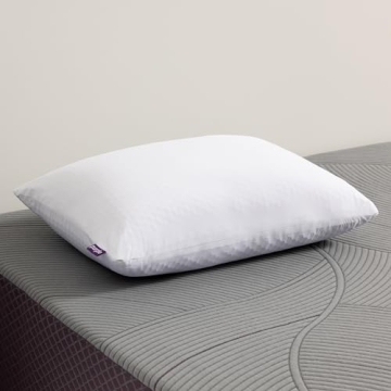 Purple Freeform Pillow - Standard Size, Customizable Support with GelFlex Grid & MicroFlex Moon Foam - Pressure Relief, Cooling, Extra Filling & Adjustable Height