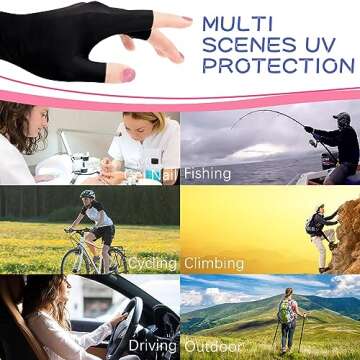 Durable UV Protection Gloves for Safe Nail Care