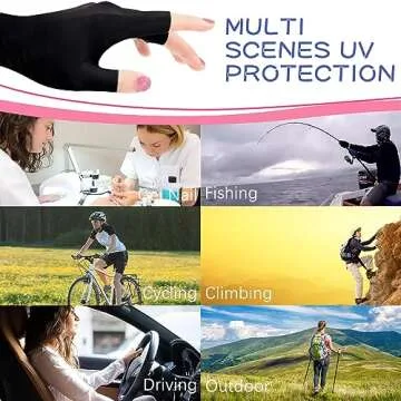 Durable UV Protection Gloves for Safe Nail Care
