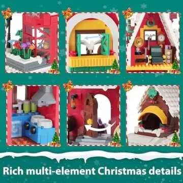GEVINST Christmas House Building Blocks with LED Light