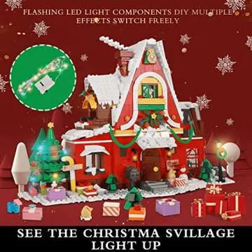 GEVINST Christmas House Building Blocks with LED Light