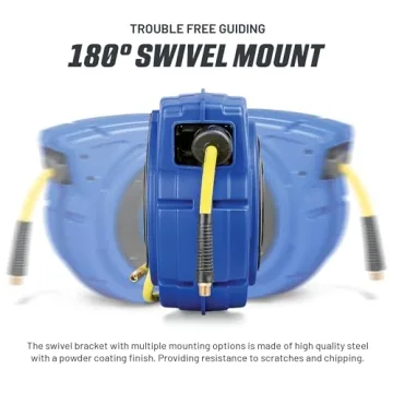 Goodyear Retractable Air Hose Reel 3/8 Inch 65 Feet 300 PSI