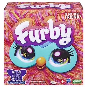 Furby Coral Plush Toy with 15 Accessories for Kids
