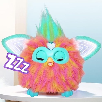 Furby Coral Plush Toy with 15 Accessories for Kids