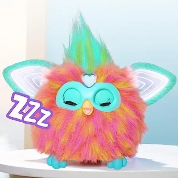 Furby Coral Plush Toy with 15 Accessories for Kids