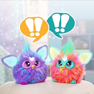 Furby Coral Plush Toy with 15 Accessories for Kids