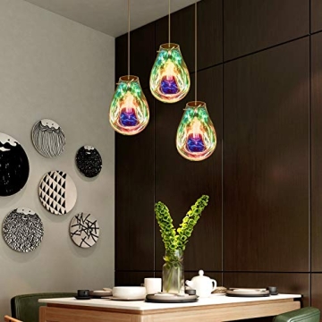 Colorful Glass Pendant Light for Modern Home Decor