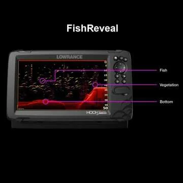 Lowrance Hook Reveal 5 Inch Fish Finder with Maps