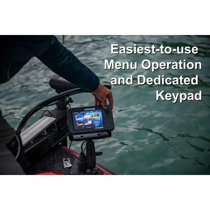 Lowrance Hook Reveal 5 Inch Fish Finder with Maps