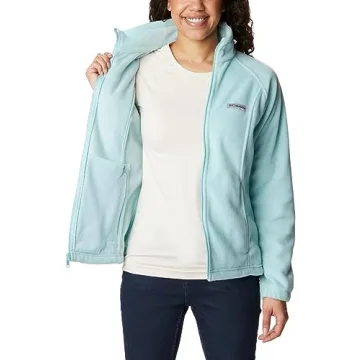 Columbia Women's Benton Springs Full Zip Jacket - Aqua Haze