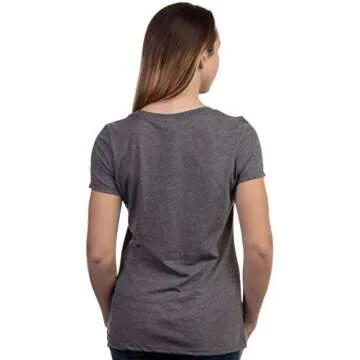 Ann Arbor T-shirt Co. I Make Cute Babies | Funny New Mom Mother's Day Mama Mommy Humor Women's T-Shirt-(Vneck,XL) Sport Grey