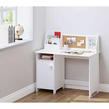 UTEX Kids Study Desk with Storage for Ages 3-8