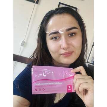 Forehead Wrinkle Patches - Reusable Silicone Patches for Smoothing Forehead Wrinkles & Fine Lines, Hypoallergenic, Overnight Results