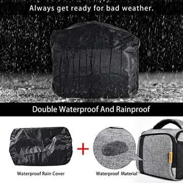 FOSOTO Compact Camera Bag for DSLRs and Mirrorless Cameras