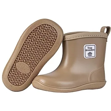 Tree Grandpa Toddler Rain Boots Waterproof and Lightweight