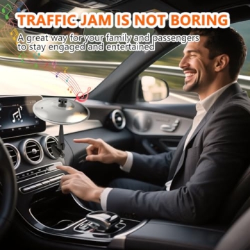 Mini Car Crash Cymbal: Fun Drumming Gift for Musicians