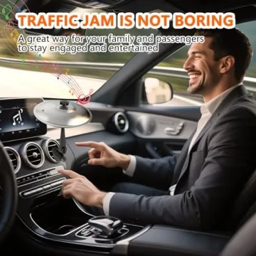 Mini Car Crash Cymbal: Fun Drumming Gift for Musicians