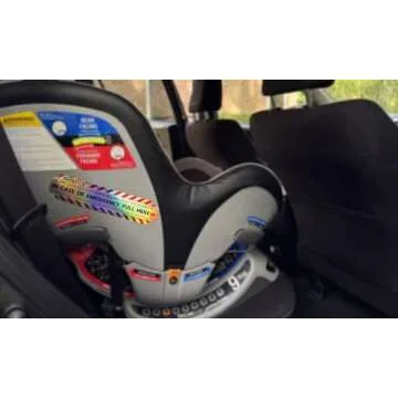 Original ROTH ID TAG™ Kit | Emergency Contact Identification System for Car Seats, Red, White, Black